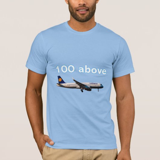 100 hierboven t-shirt (Voorkant)