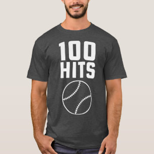 100 Hits Softball Baseball High School Softb T-shirt