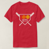 100 Hits Softball Baseball High School Softb T-shirt (Design voorkant)