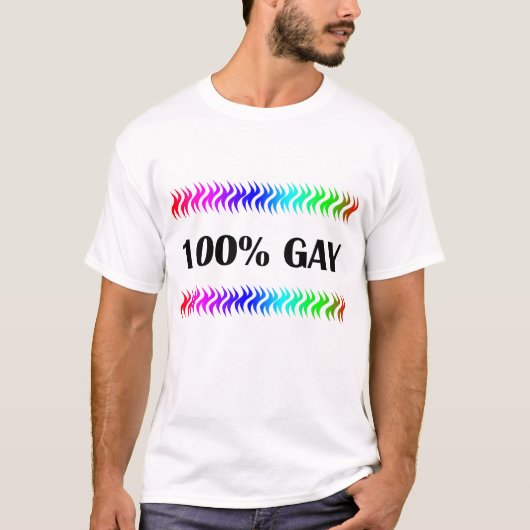 100% Homo T-shirt (Voorkant)