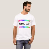 100% Homo T-shirt (Voorkant volledig)