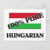100 % HONGARIJE BRIEFKAART (Voorkant)