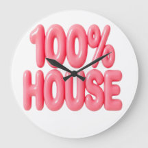 100% HOUSE ROZE LETTERTYPEN