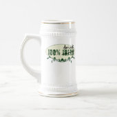 100% Iers Drink Stein Bierpul (Links)