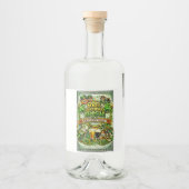 100% Iers... Op St.Patrick's Dag! Likeurfles Etiket (Voorkant)