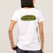 100% Iers... Op St.Patrick's Dag! T-shirt (Achterkant)
