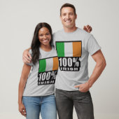 100% Iers/St. Patrick's Day T-shirt (Unisex)