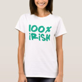 100% Iers T-shirt (Voorkant)
