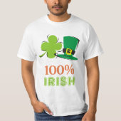100% Iers T-shirt (Voorkant)
