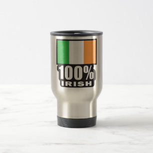 100% Ierse/St. Patrick's Day Reisbeker