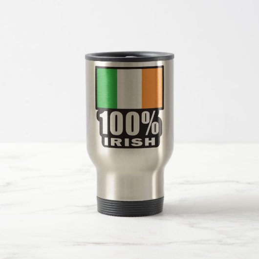 100% Ierse/St. Patrick's Day Reisbeker (Center)