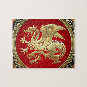 [100] IJslandse draak, Landvætir [Gold] Legpuzzel
