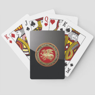 [100] IJslandse draak, Landvætir [Gold] Pokerkaarten