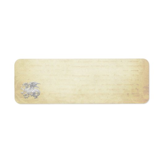 [100] IJslandse draak, Landvætir [Silver] Etiket (Voorkant)