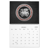 [100] IJslandse draak, Landvætir [Silver] Kalender (Jan 2026)