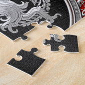 [100] IJslandse draak, Landvætir [Silver] Legpuzzel (Zijkant)