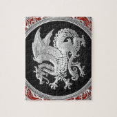 [100] IJslandse draak, Landvætir [Silver] Legpuzzel (Verticaal)
