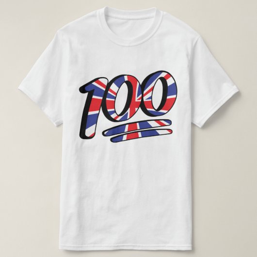 100 in Londen T-shirt (Design voorkant)