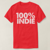 100 INDIE T-SHIRT (Design voorkant)