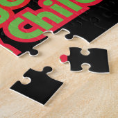 100% intelligent zwart kind legpuzzel (Zijkant)