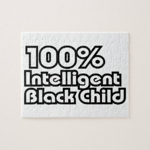 100% intelligent zwart kind legpuzzel