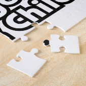 100% intelligent zwart kind legpuzzel (Zijkant)