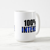 100% intensief koffiemok (Voorkant rechts)