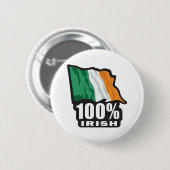 100%-IRISH RONDE BUTTON 5,7 CM (Voorkant /achterkant)