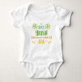 100% Irish Today Word Art Romper (Voorkant)