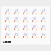 100 is niet zo erg ronde sticker (Vel)