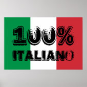 100% Italiaanafdrukken Poster (Voorkant)