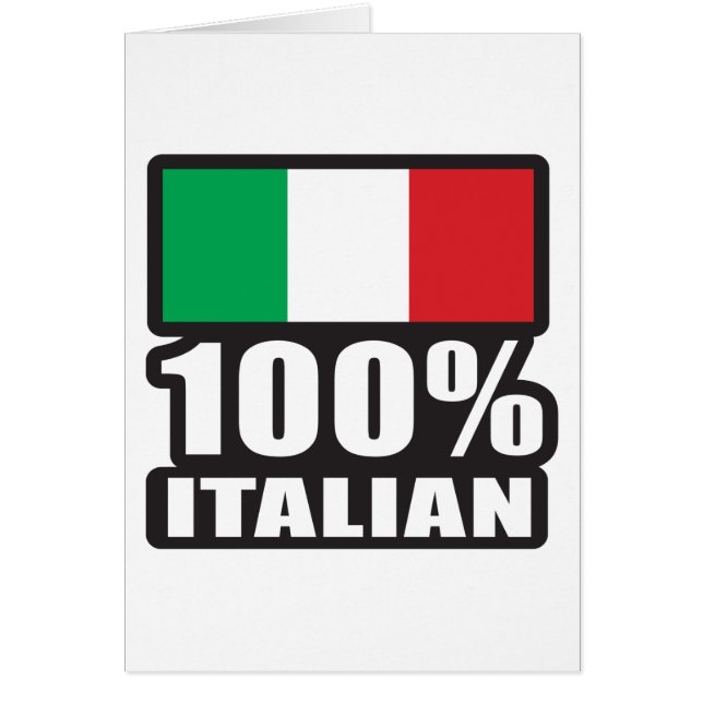 100% Italiaans (Voorkant)