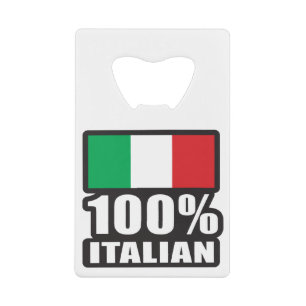 100% Italiaans Creditkaart Flessenopener