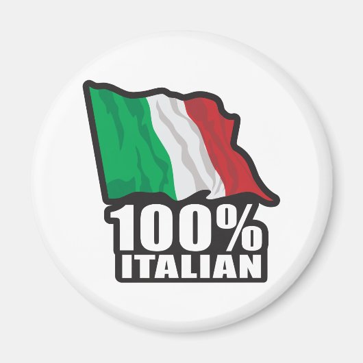 100% Italiaans Magneet (Voorkant)