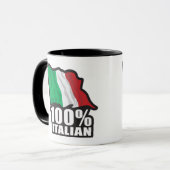 100% Italiaans Mok (Voorkant links)