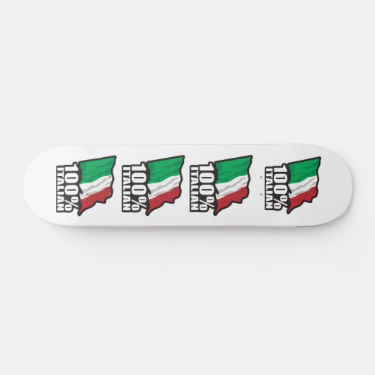 100% Italiaans Skateboard (Horizontaal)