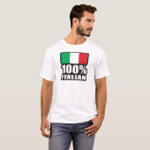 100% Italiaans T-shirt (Voorkant volledig)