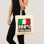 100% Italiaans Tote Bag (Voorkant (product))