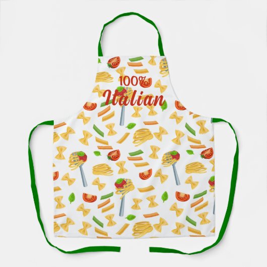 100% Italiaanse pasta Schort (Voorkant)