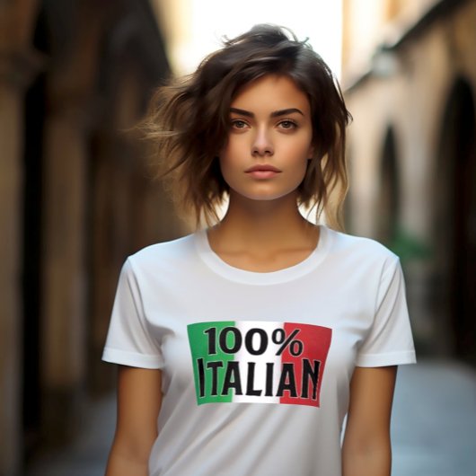 100% Italiaanse trots Tri-Blend Shirt