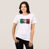 100% Italiaanse trots Tri-Blend Shirt (Voorkant volledig)