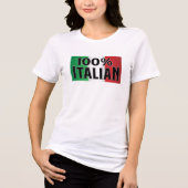 100% Italiaanse trots Tri-Blend Shirt (Voorkant)