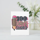 100 items voor 100 dagen school bedankkaart (Staand voorkant)