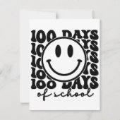 100 items voor 100 dagen school bedankkaart (Voorkant)