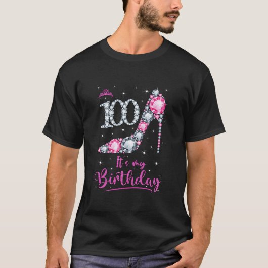 100 It'S My K High Heel 100Th Lady T-shirt (Voorkant)