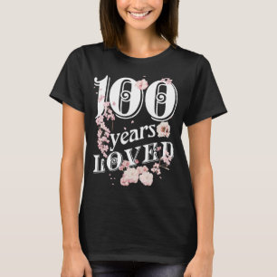 100 jaar achtergelaten grootmoeder 100e geboorte,  t-shirt
