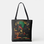 100 Jaar Black History Month 2026 Viering Tote Bag (Achterkant)