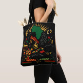 100 Jaar Black History Month 2026 Viering Tote Bag (Dichtbij)