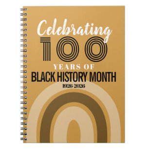 100 Jaar Black History Month Vieren Notitieboek