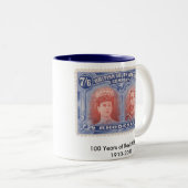 100 jaar blauwe Mok van Reckitt (Voorkant rechts)